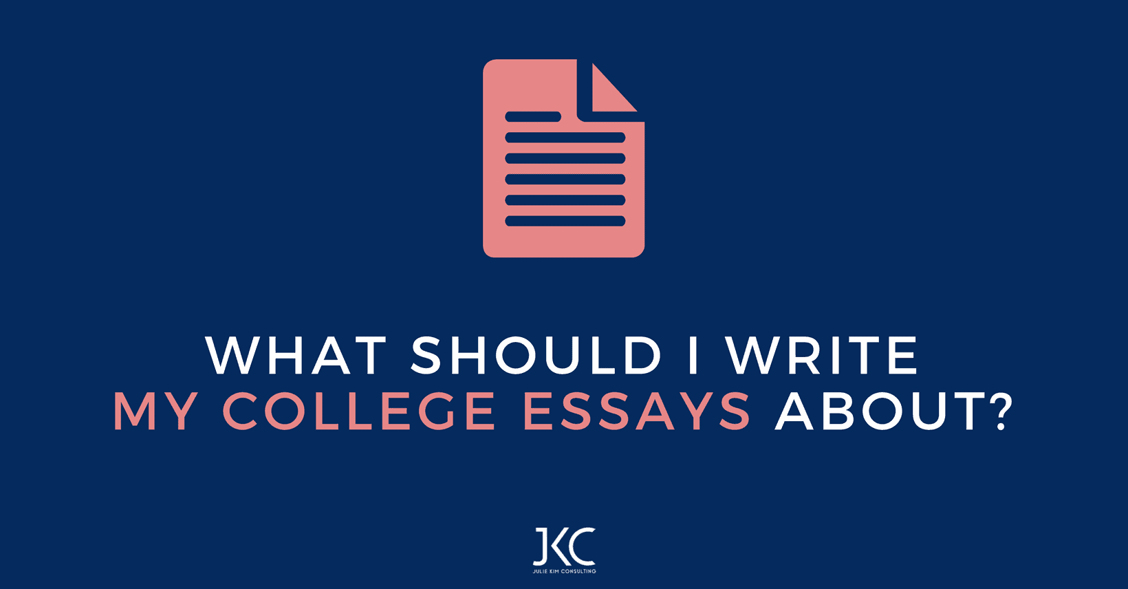 What should I write my college essays about_